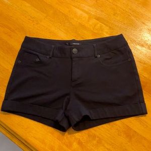 Maurices black shorts, stretchy/comfy